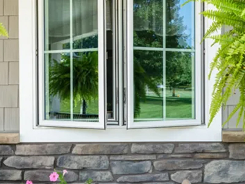 Open casement window