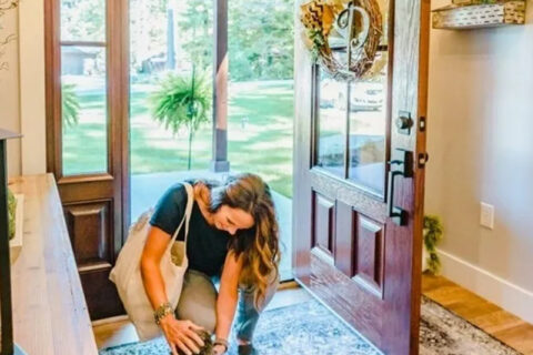 Home entryway interior