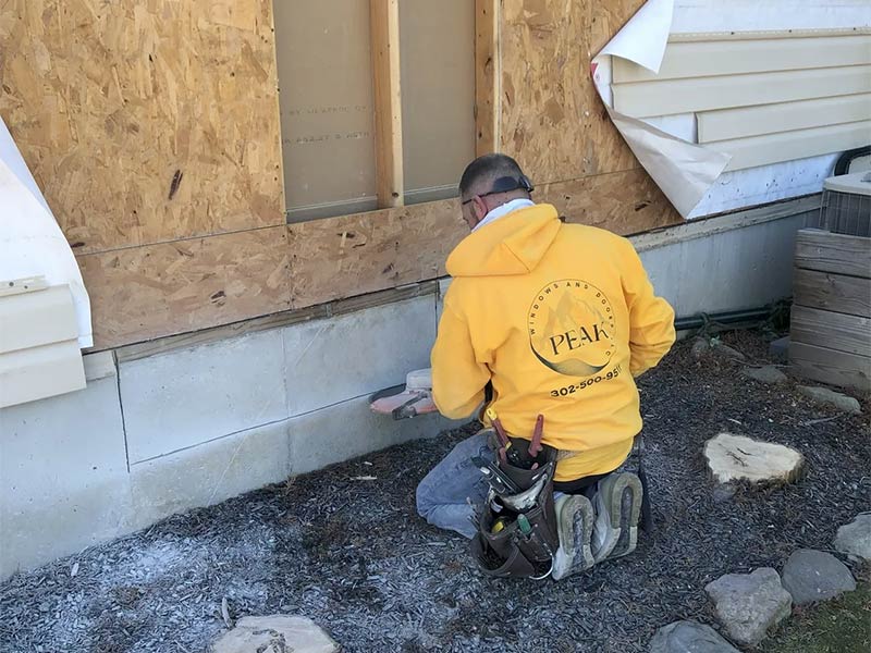 Exterior home repair work