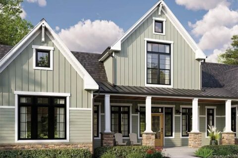 House exterior with siding