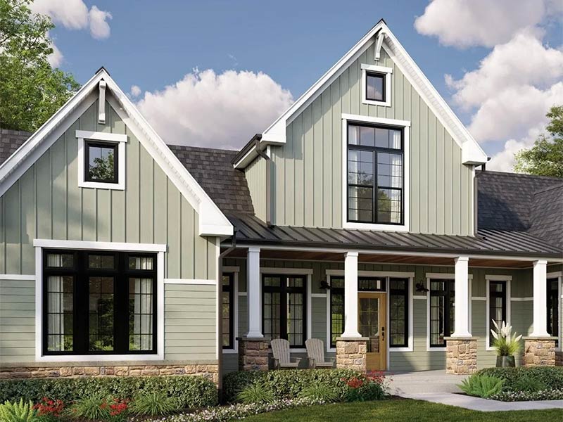 House exterior with siding