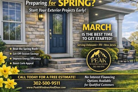 Spring exterior home improvement promotion