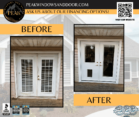 door before and after